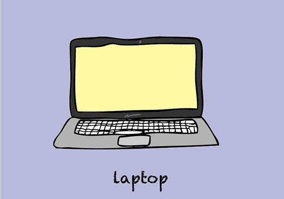 Elektronikpekboken – Laptop